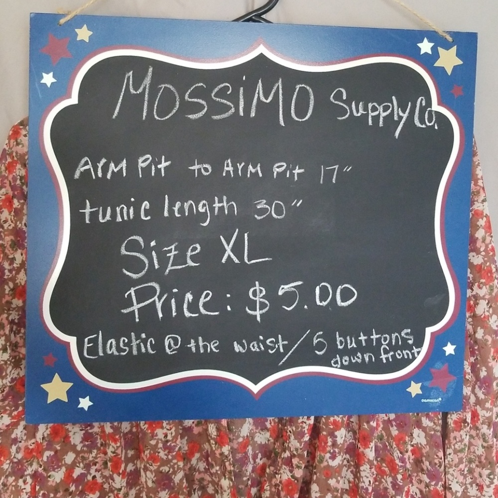 Mossimo Supply Co. Floral Tunic